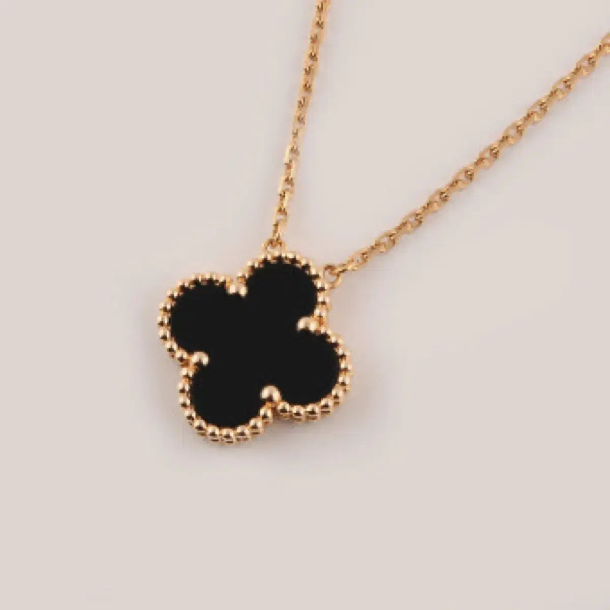 Van Cleef & Arpels Alhambra Black Necklace